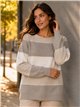 Jersey bloques de color corazones
