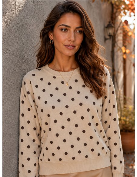 Jersey soft lunares