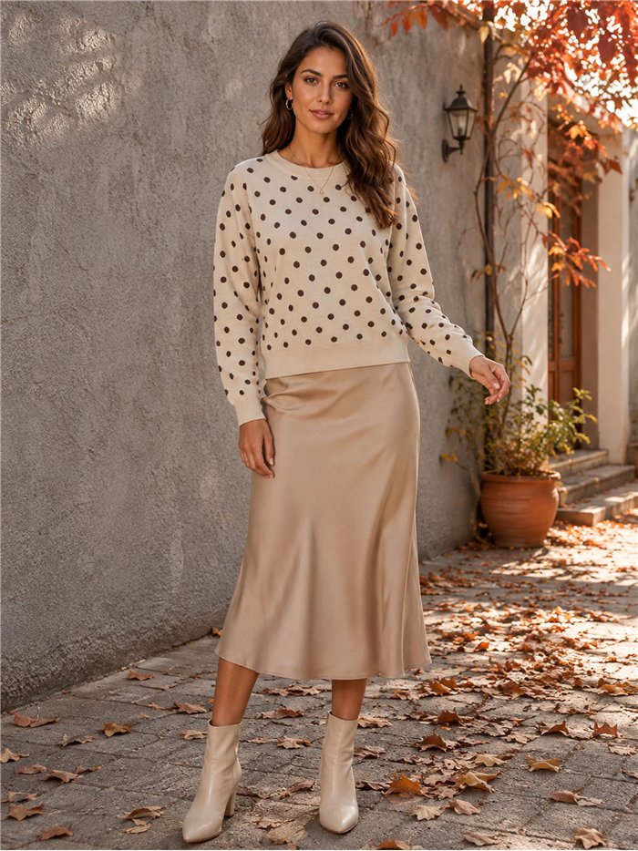 Jersey soft lunares
