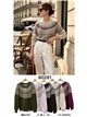 Jersey jacquard geométrico
