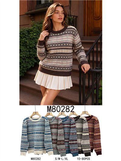 Jersey jacquard nórdico multicolor 2