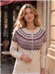 Cárdigan jacquard nórdico