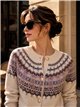 Cárdigan jacquard nórdico