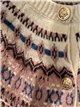 Cárdigan jacquard nórdico