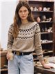 Jersey jacquard nórdico
