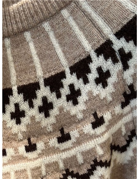 Jersey jacquard nórdico