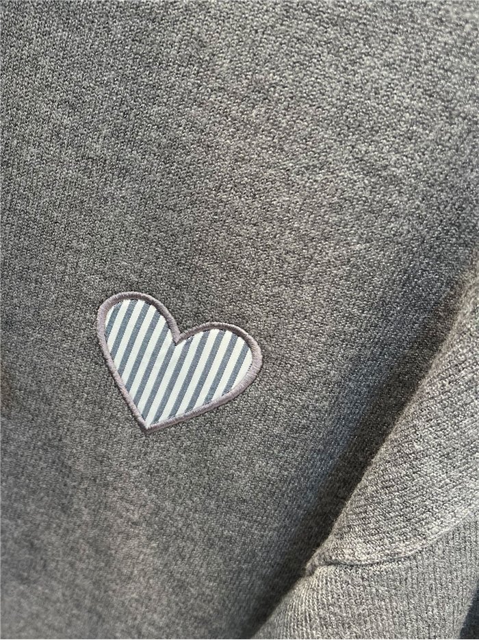 Jersey corazón puños de rayas
