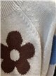 Jersey cuello alto flores