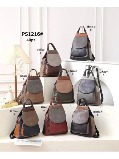 Mochila bandolera combinada con solapa 2