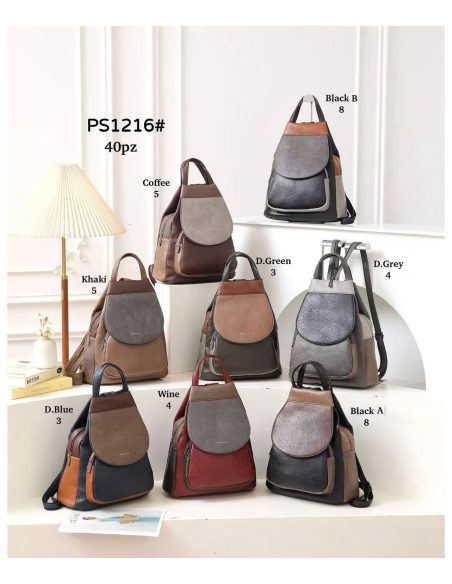 Convertible flap backpack bag | CG-PS1216 | Wholesale