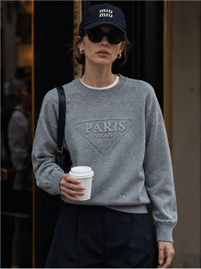 Jersey paris strass