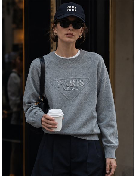 Jersey paris strass