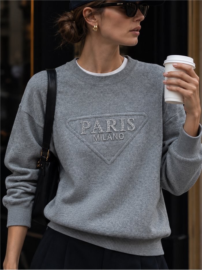 Jersey paris strass