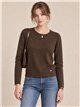 Jersey microstrass cuello redondo