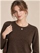 Jersey microstrass cuello redondo