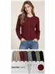 Cardigan punto trenzado