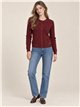 Cardigan punto trenzado