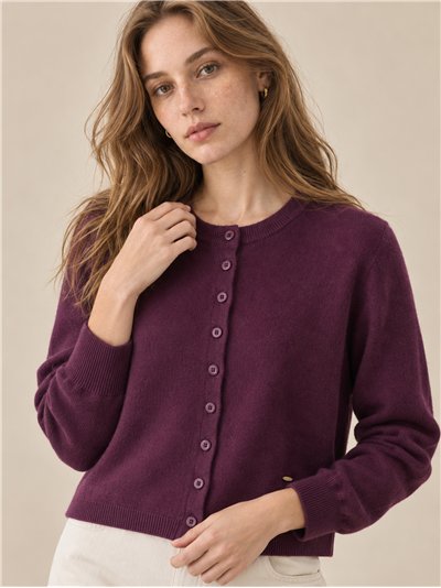 Cardigan corto básico