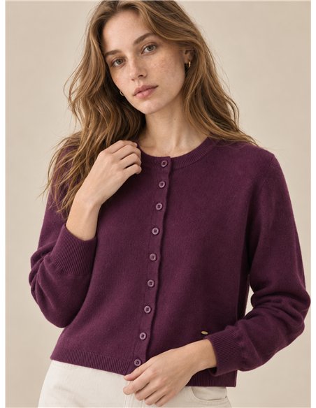 Cardigan corto básico