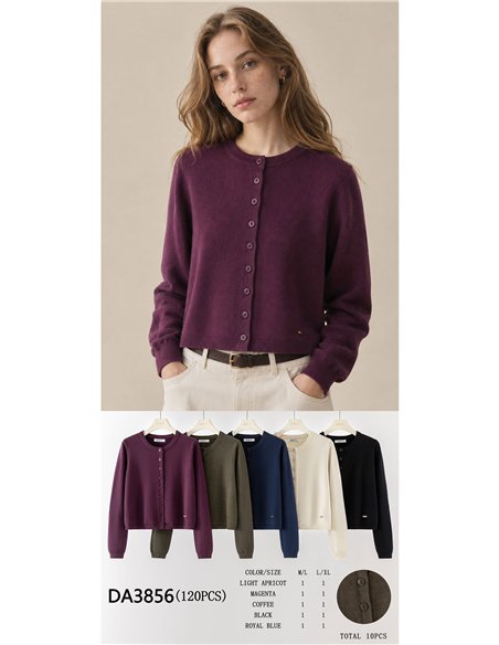 Cardigan corto básico
