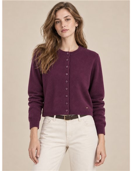 Cardigan corto básico