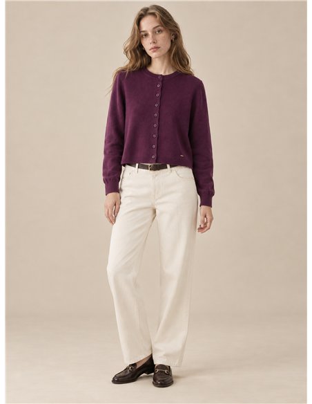 Cardigan corto básico