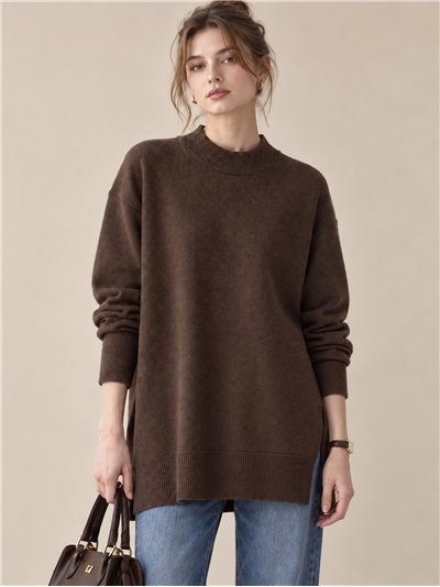 Jersey amplio cuello alto