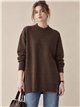 Jersey amplio cuello alto