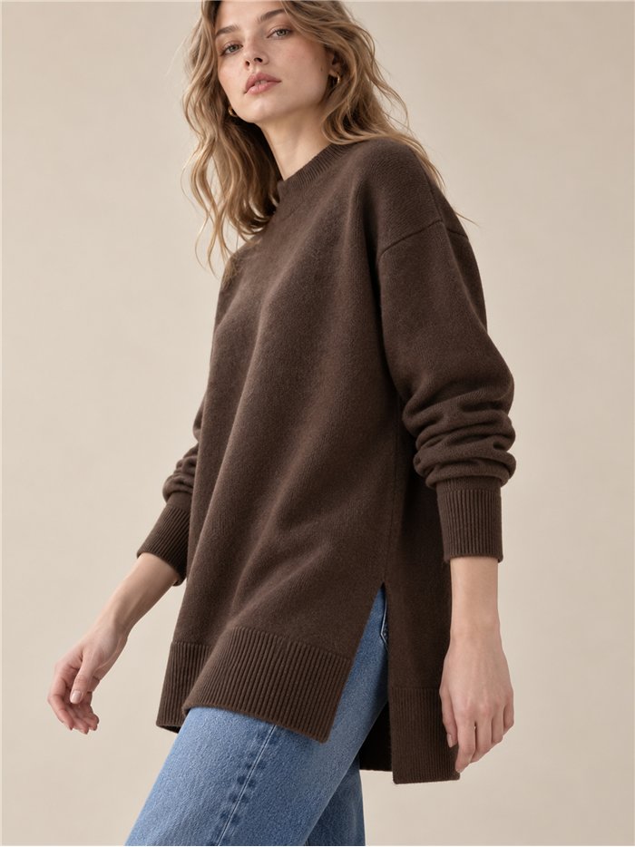 Jersey amplio cuello alto