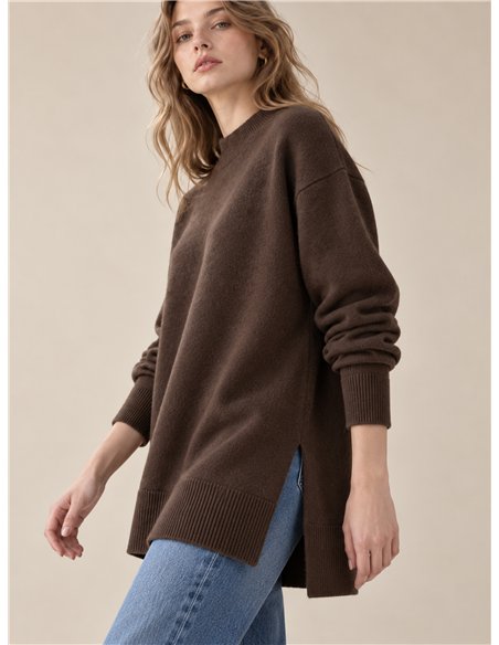 Jersey amplio cuello alto