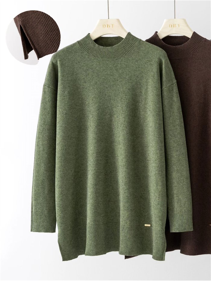 Jersey amplio cuello alto
