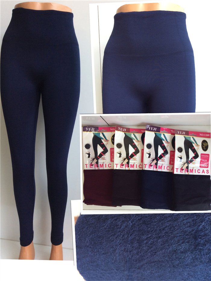 Leggings térmicos cintura alta afelpados 580d