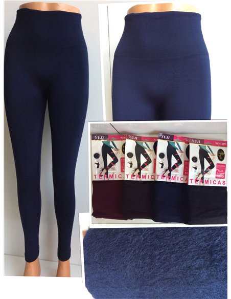 Leggings térmicos cintura alta afelpados 580d