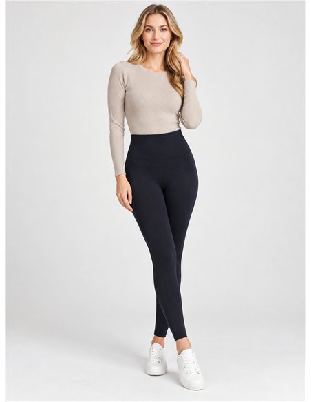 Leggings térmicos cintura alta afelpados 580d