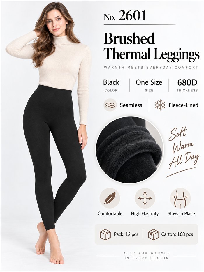 Leggings térmicos afelpados 680d