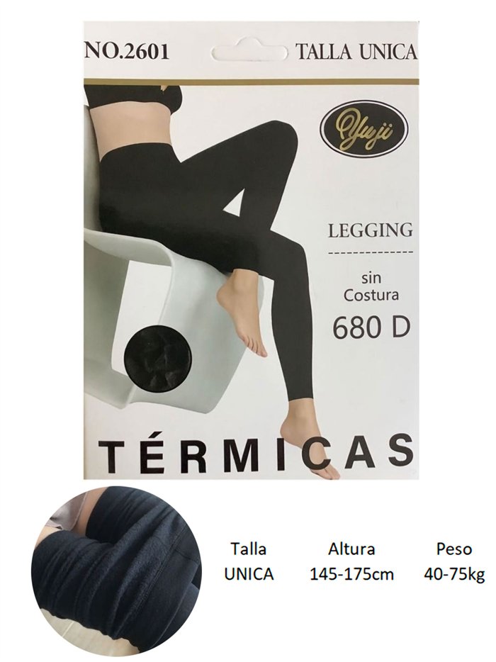 Leggings térmicos afelpados 680d