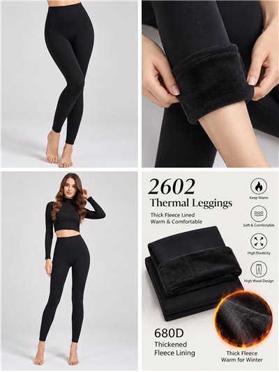 Leggings térmicos afelpados 880d 2