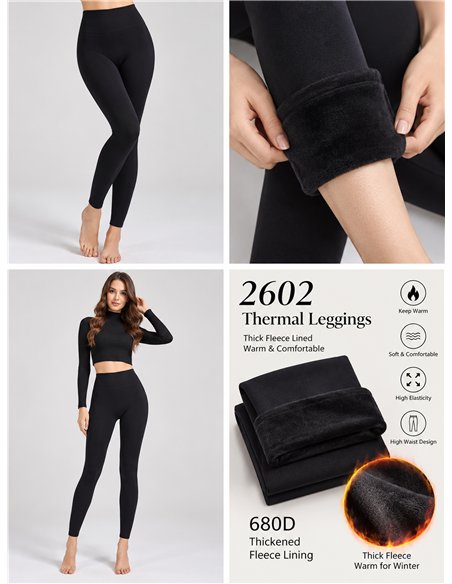 Leggings térmicos afelpados 880d