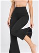 Pantalón acampanado térmico afelpado 680d