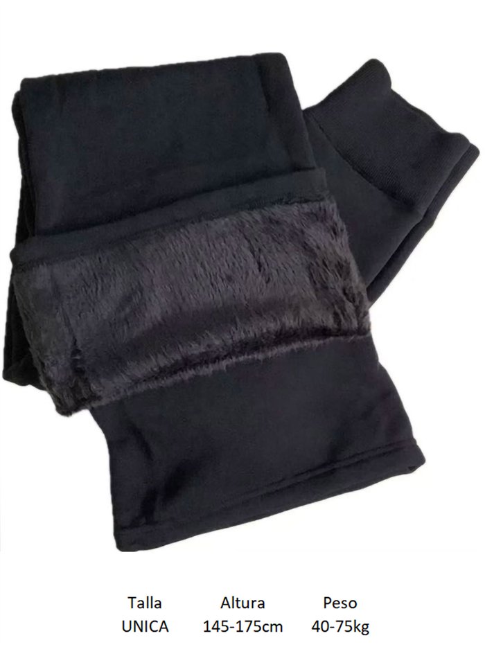 Pantalón acampanado térmico afelpado 680d