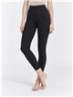 Leggings térmicos de canalé afelpados 680d