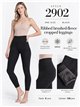 Leggings térmicos de canalé afelpados 680d