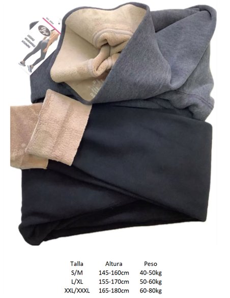 Leggings térmicos borreguito