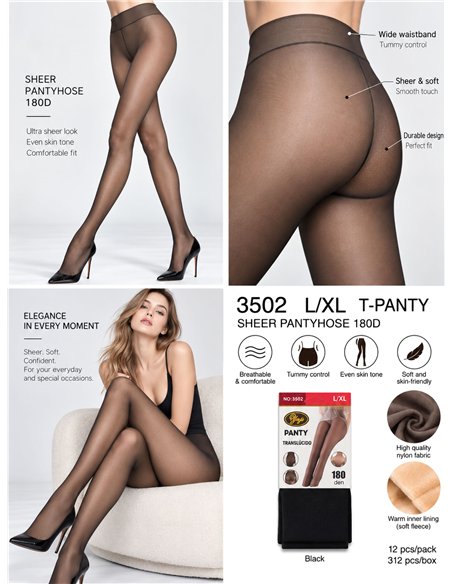 Culotte transparente basique 180D
