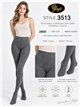 Collant con motivo a rombi effetto lana 280D