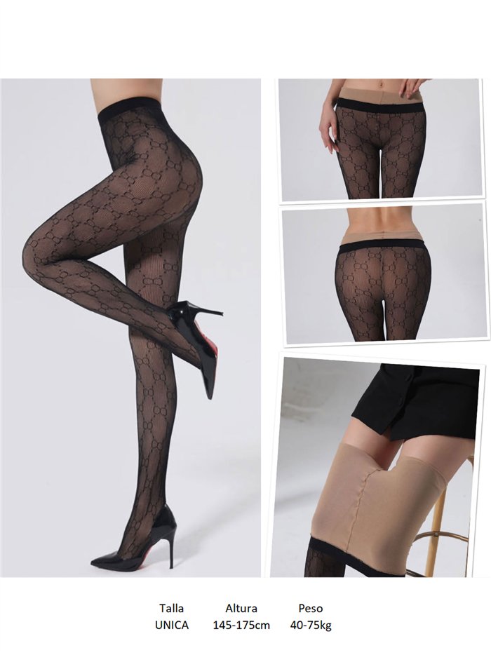 Culotte thermique double couche 680D à imprimé géométrique