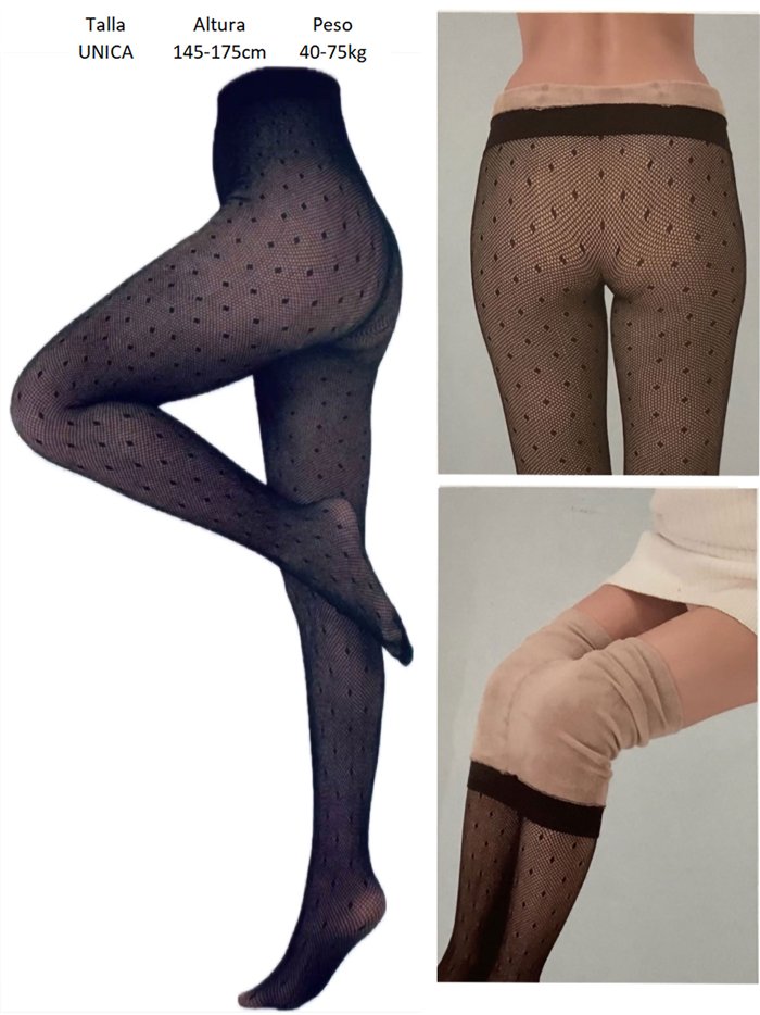 Collant termici a doppio strato a pois 980D
