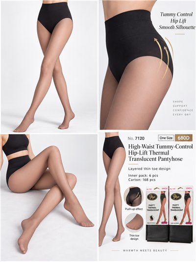 Slip termico push-up a vita alta 680D 2