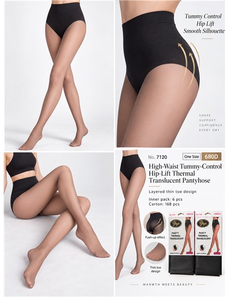 Slip termico push-up a vita alta 680D