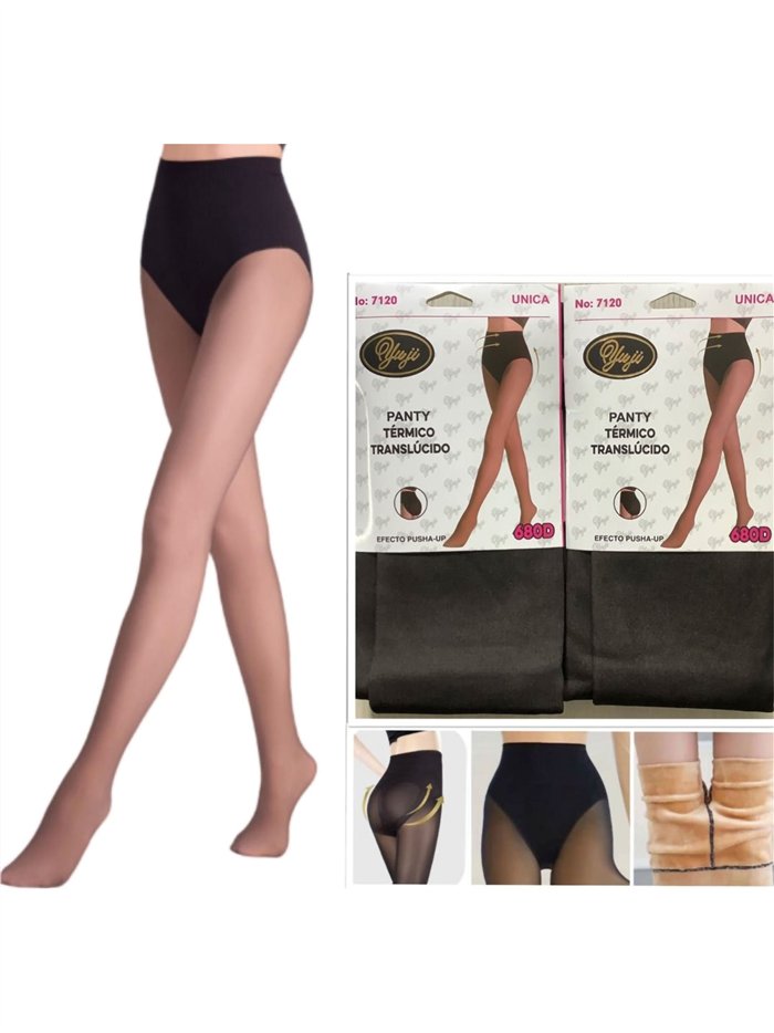 Slip termico push-up a vita alta 680D